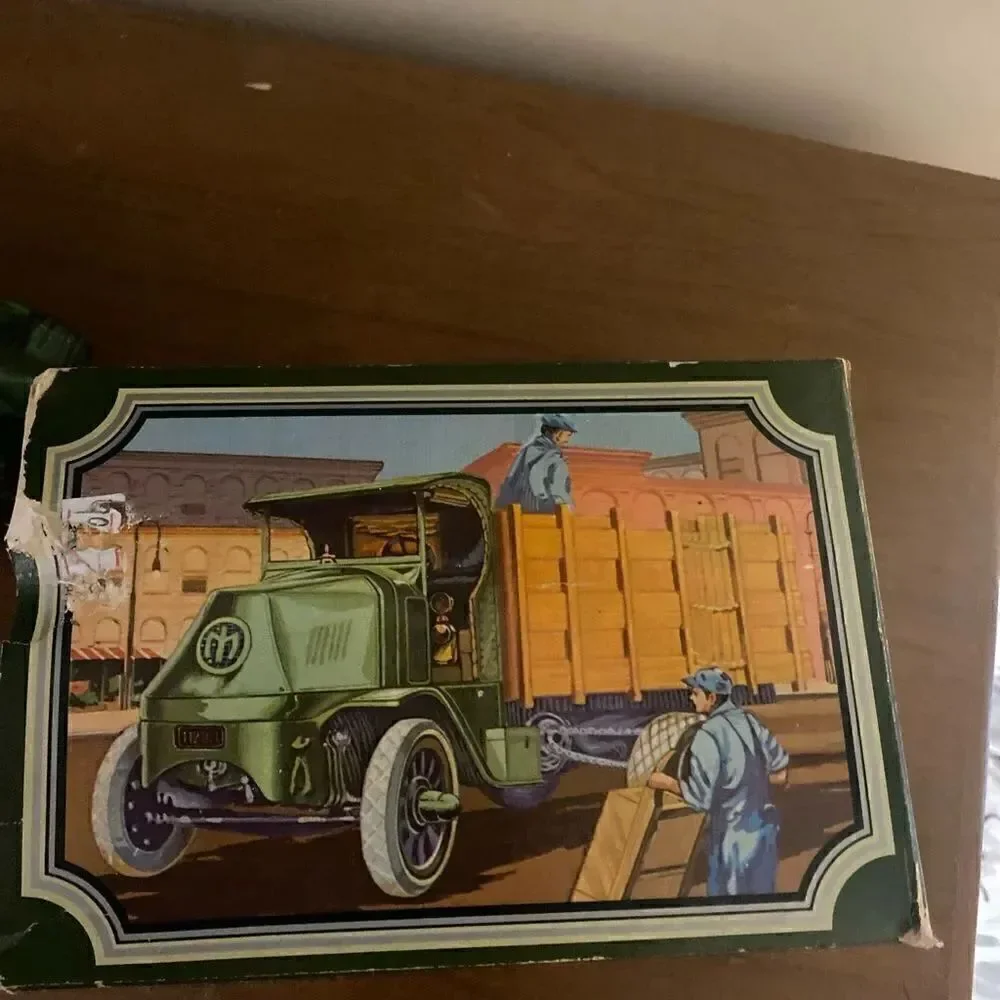 Vintage Avon Big Mack  empty bottle with box